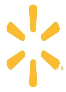 The pentacle (pentagram pointed upward) between the Wal and Mart of the company logo was replaced with an asterisk (another sun image) after Walmart lost claims to the yellow smiley (sun god) face.